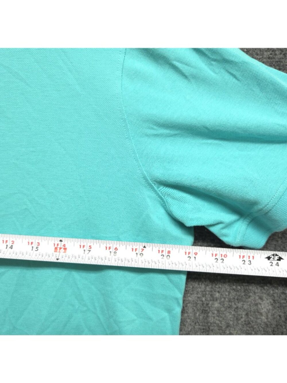 G/Fore Polo Shirt Men Medium Siren Teal Short Sleeve Golf Casual Preppy - Picture 5 of 8